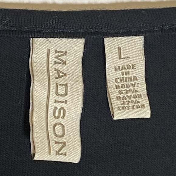 Vintage Madison Tank Womens Large Multi Floral Sequin Grunge Festival 90s Y2K L - Picture 9 of 14